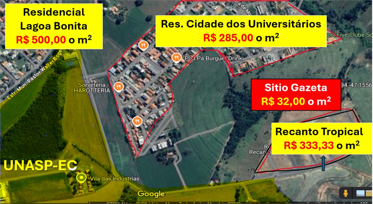 Arredores do Sitio Gazeta
