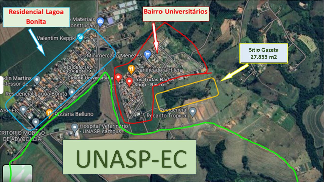 Arredores do Sitio Gazeta